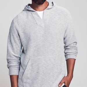 Faherty Mens Baja Beach Poncho,Large, Gray